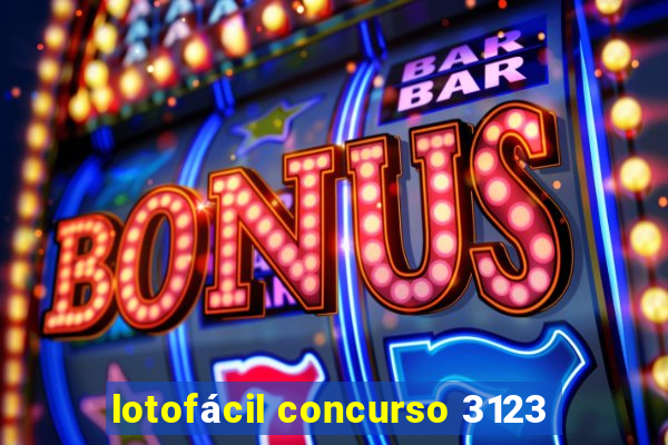 lotofácil concurso 3123