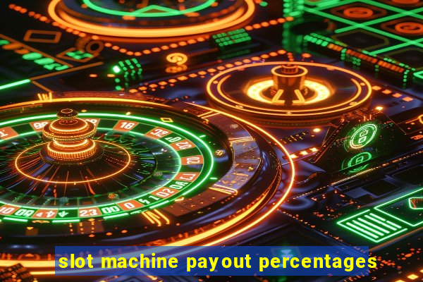 slot machine payout percentages