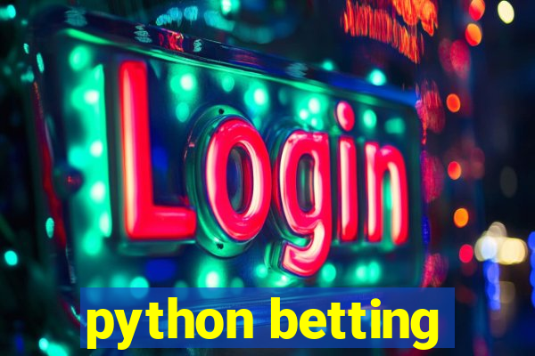 python betting