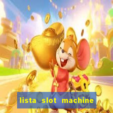 lista slot machine da bar