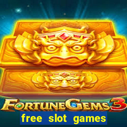 free slot games real money