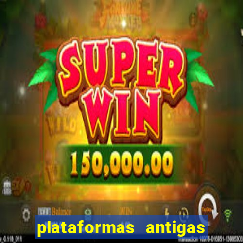 plataformas antigas de jogos