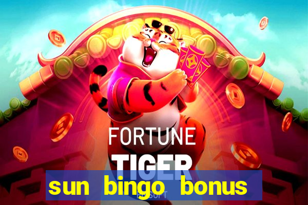 sun bingo bonus terms and conditions