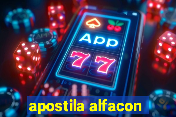 apostila alfacon