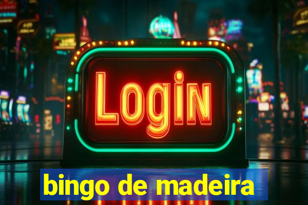 bingo de madeira