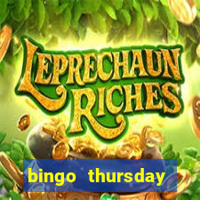 bingo thursday night near me