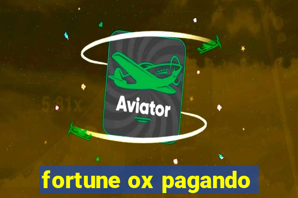 fortune ox pagando