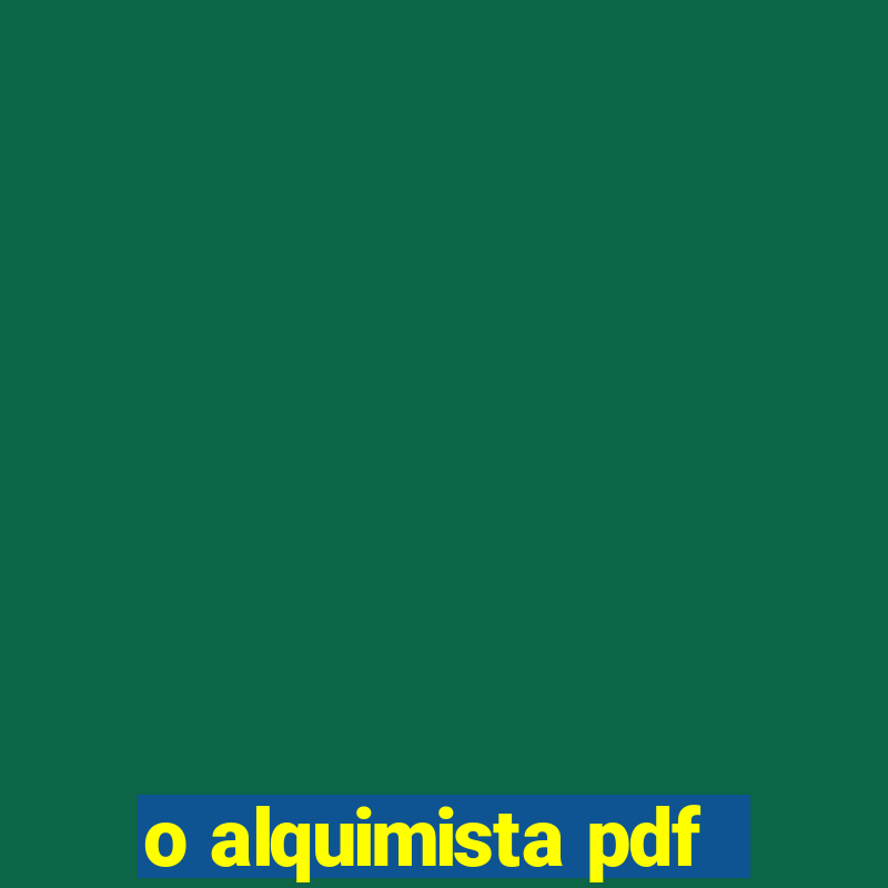 o alquimista pdf