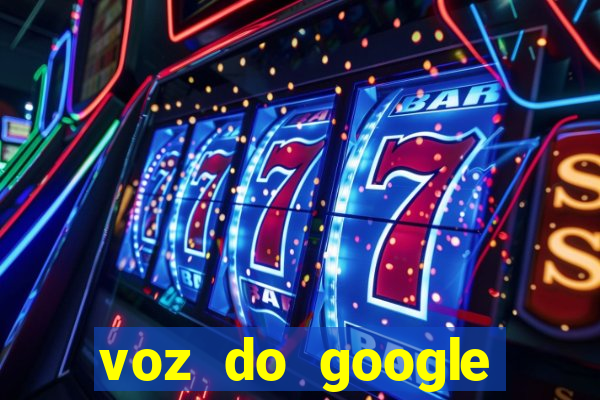 voz do google tradutor homem