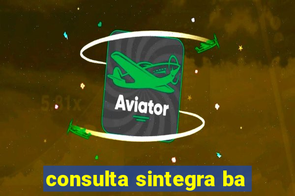 consulta sintegra ba