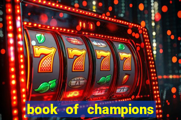 book of champions world glory slot free play