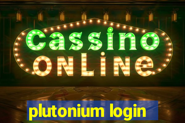 plutonium login