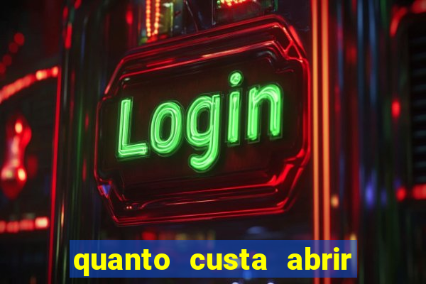 quanto custa abrir um cassino online