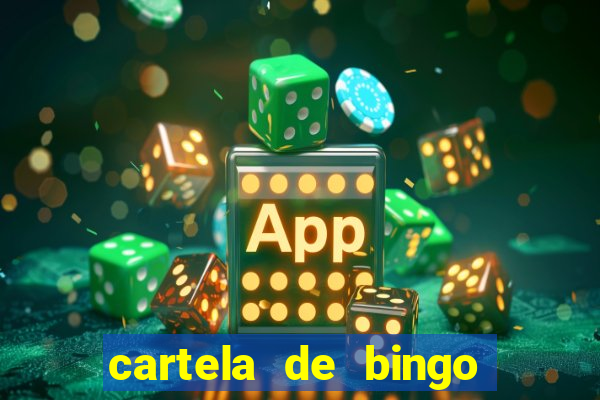 cartela de bingo para chá de bebê