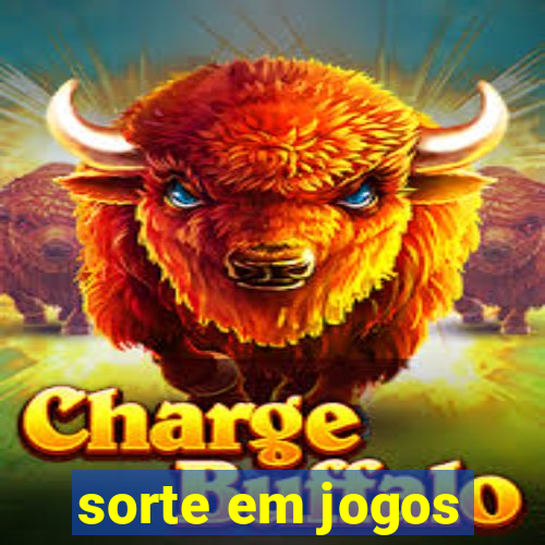 sorte em jogos