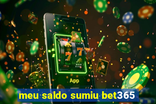 meu saldo sumiu bet365