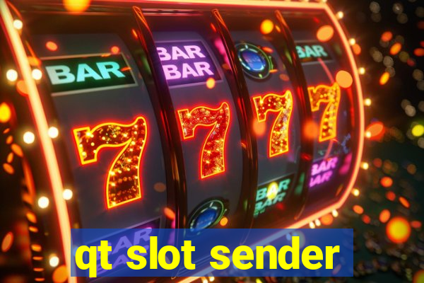 qt slot sender