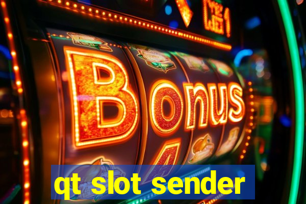 qt slot sender