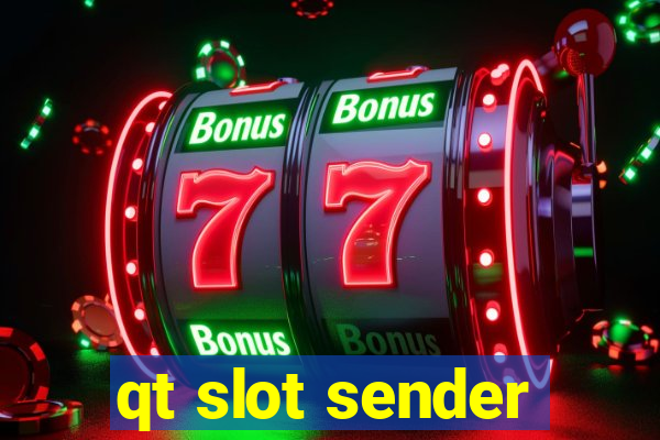 qt slot sender