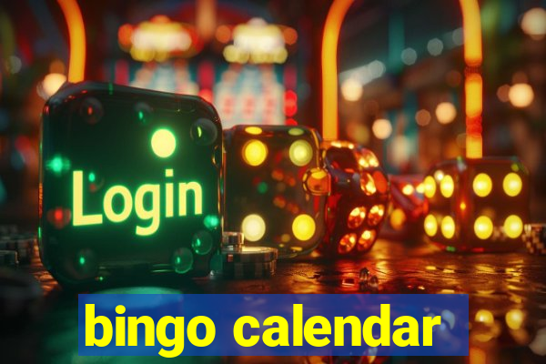 bingo calendar