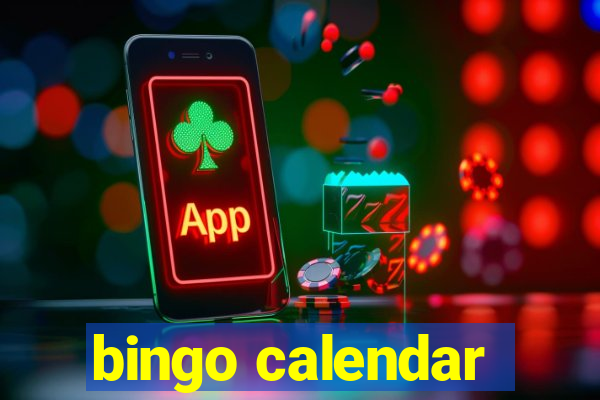 bingo calendar