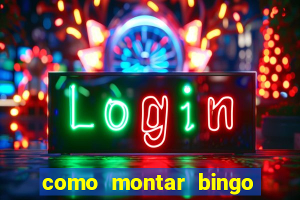 como montar bingo brinquedos toia