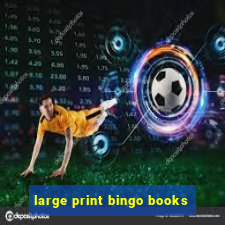 large print bingo books