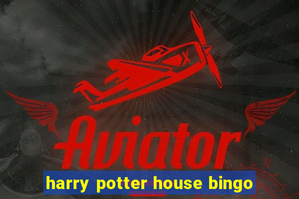 harry potter house bingo