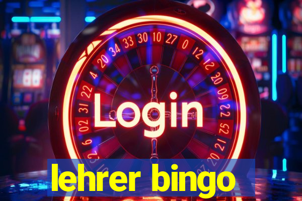 lehrer bingo