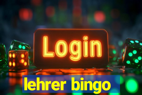 lehrer bingo