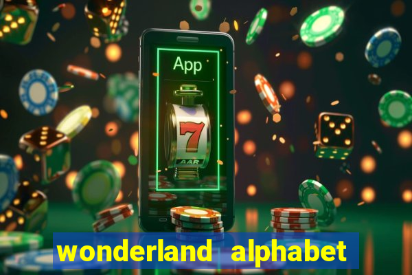 wonderland alphabet comic studio