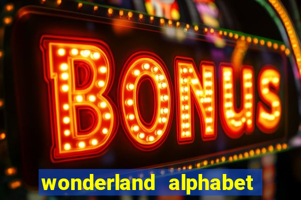 wonderland alphabet comic studio