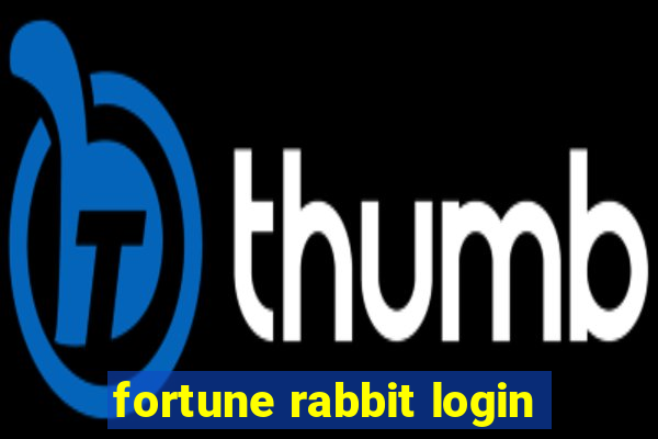 fortune rabbit login