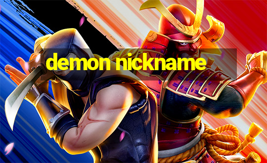 demon nickname