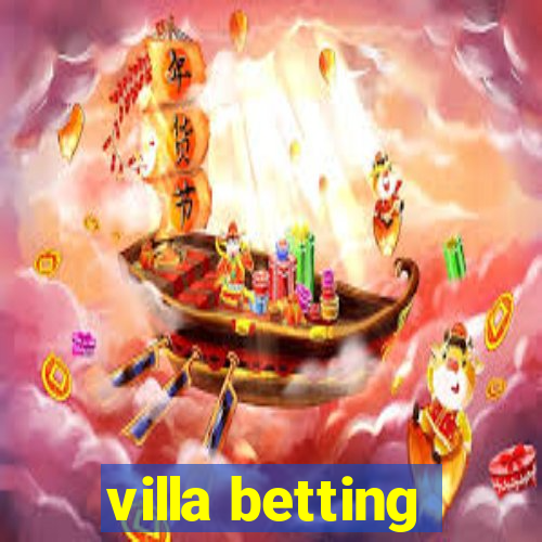 villa betting