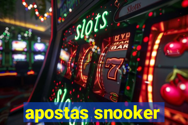 apostas snooker