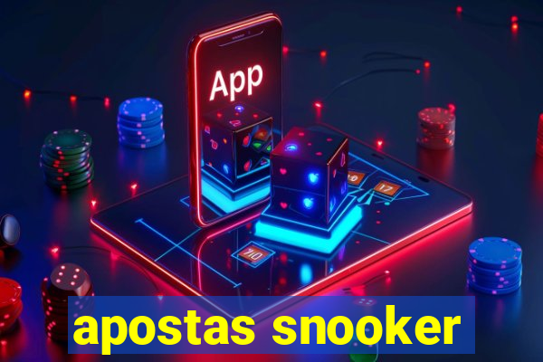 apostas snooker