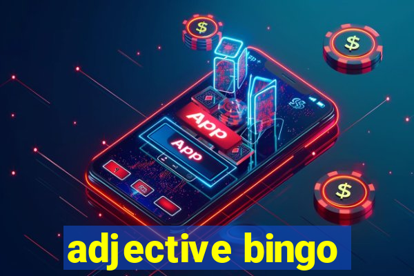 adjective bingo