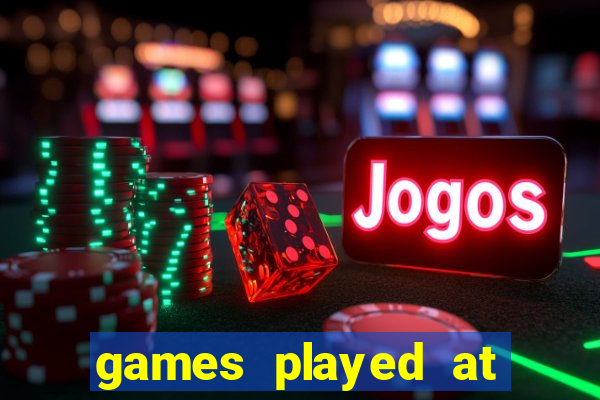 games played at the casino