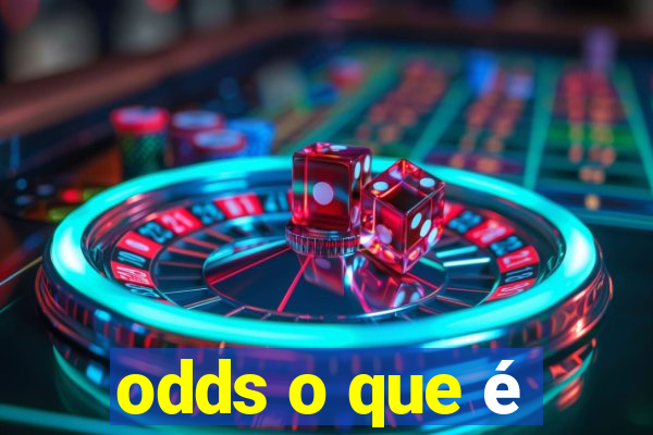 odds o que é