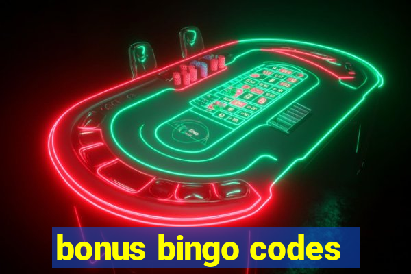 bonus bingo codes