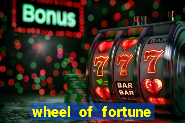 wheel of fortune slots machine