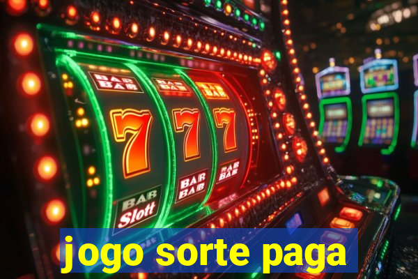 jogo sorte paga