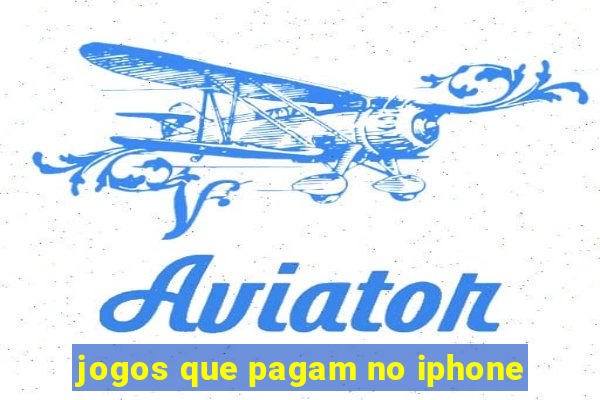 jogos que pagam no iphone