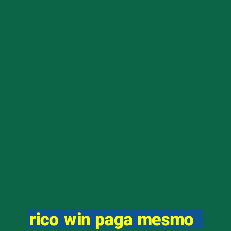 rico win paga mesmo