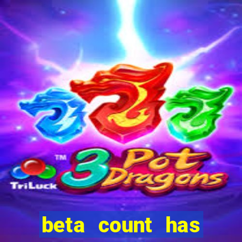 beta count has changed pt br