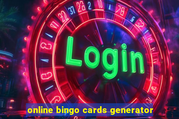 online bingo cards generator