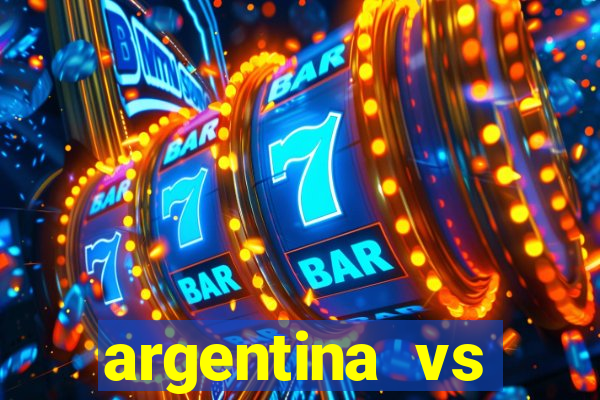 argentina vs colombia ao vivo