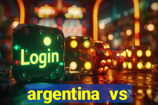 argentina vs colombia ao vivo