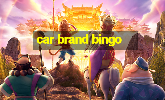 car brand bingo